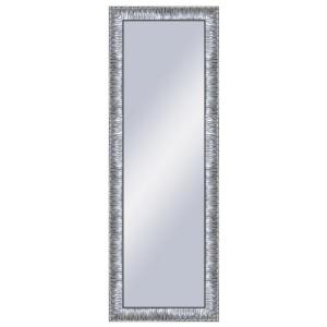 Espejo enmarcado rectangular justin lacado plata 154 x 54 cm