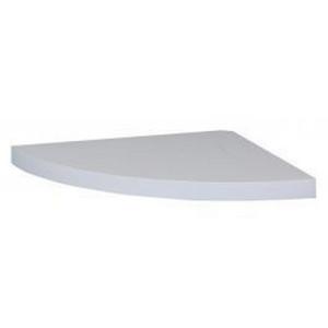 Balda rincón rectangular en color blanco de 23.5x1.8x23.5 c…