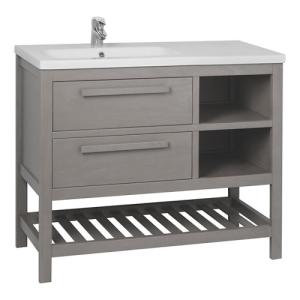 Mueble de baño con lavabo amazonia grafito 100x45 cm