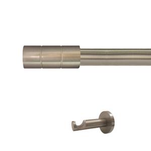 Kit barra metal ø 20mm pipe azero 200cm s/anillas pared