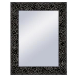 Espejo enmarcado rectangular manson negro 70 x 90 cm