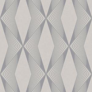 Papel pintado aspecto texturizado geometrico 402146 gris