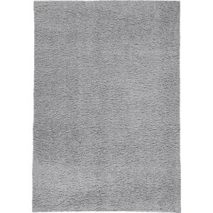 Alfombra microfibra blizz gris plata rectangular 120x170cm