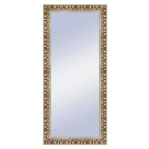 Espejo enmarcado rectangular gisele barroco plata 147 x 67…