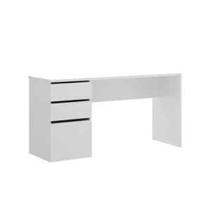 Mesa escritorio tait blanco brillo 139x60x75 cm