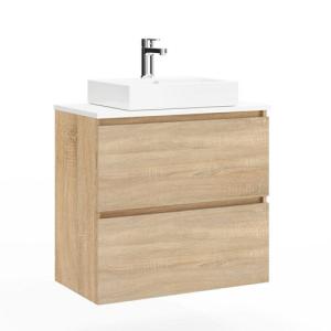 Mueble de baño con lavabo limit roble 70x38.6 cm