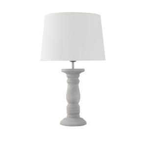 Lámpara de mesa sin fuente de luz romna e27 cerámica gris 5…