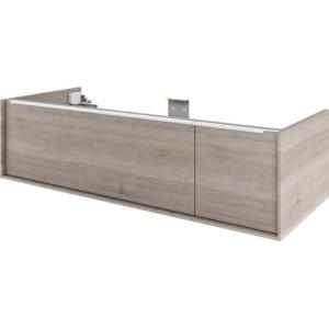 Mueble de baño neo imitación roble grisáceo 120 x 48 cm
