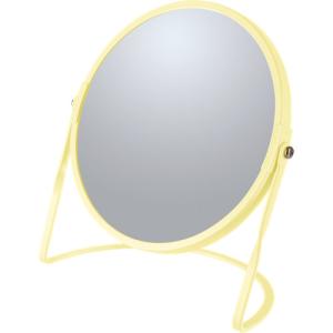 Espejo cosmético de aumento akira x 5 amarillo / dorado