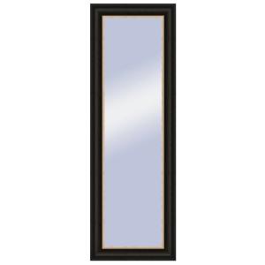 Espejo enmarcado rectangular valerie negro 135 x 45 cm