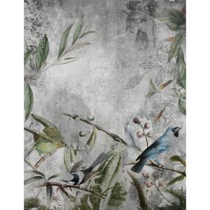 Mural pájaros tropicales de 193 x 250 cm