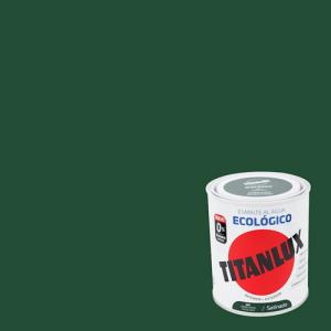 Esmalte de agua titanlux verde mayo satinado 250 ml