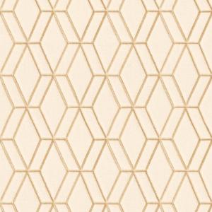 Papel pintado aspecto texturizado geométrico 120062 beige