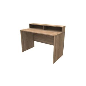 Mesa escritorio slim roble oscuro120x60x90 cm
