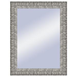 Espejo enmarcado rectangular melanie plata plata 66.4 x 86.…