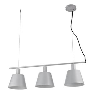 Lámpara de techo inspire nama 3 luces e27 gris 83 cm