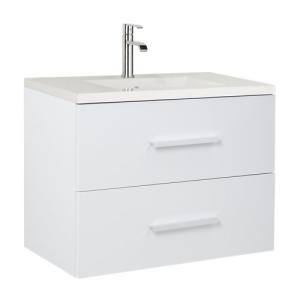 Mueble de baño con lavabo madrid blanco 60x45 cm