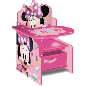 Silla pupitre de minnie mouse de madera color rosa de 52x60…