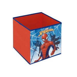 Cesta de tela plegable de spider-man de 31x31x31 cm