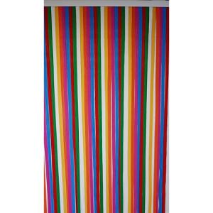 Cortina de puerta con motivo rayas pvc mijares multicolor d…