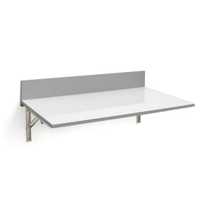 Mesa de cocina rectangular blanca y aluminio ainhoa de 50 x…