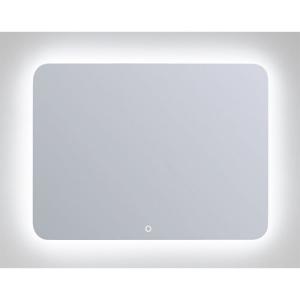 Espejo de baño con luz led elin 80 x 70 cm