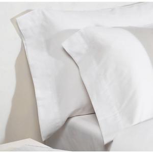 Funda de almohada blanca de algodón egipcio 300 hilos 150x4…