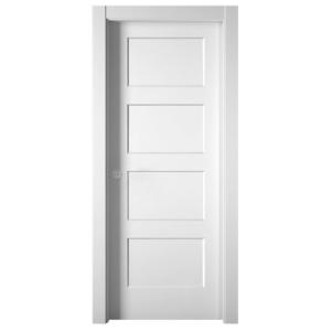Puerta de interior corredera bosco blanco de 62.5 cm