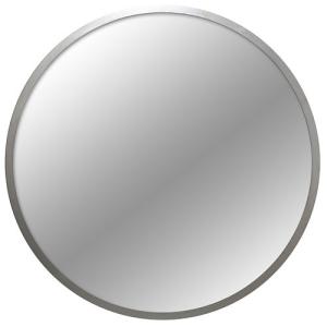 Espejo enmarcado redondo ed 787 plata d 85 cm