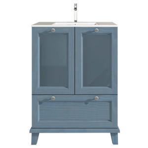Mueble de baño unike azul 60 x 48 cm