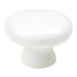 Pomo de mueble de porcelana brillante de 30x30x24 mm