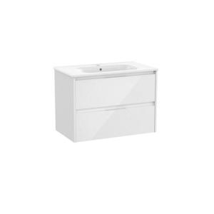 Mueble de baño con lavabo alpine roca blanco 80x45 cm