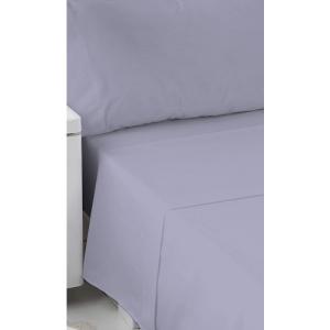 Sábana bajera algodón 144 hilos azul cama 105 cm