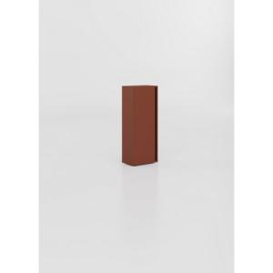 Armario de baño para colgar tono rojo marsala 40x100x25 cm