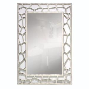 Espejo enmarcado rectangular ed 325 blanco 120 x 80 cm