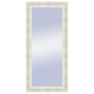 Espejo enmarcado rectangular imane blanco blanco 148 x 68 cm