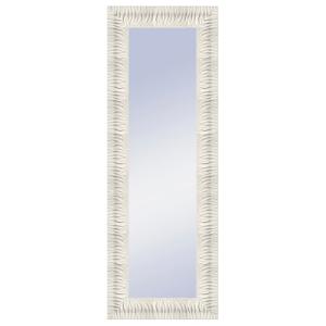 Espejo enmarcado rectangular imane lacado blanco 138 x 48 cm