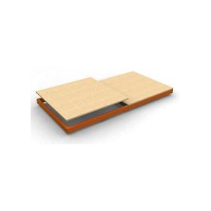 Estante adicional ecoforte naranja madera 120x45x4,2cm