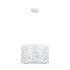 Lámpara de techo inspire frella 1 luz e27 blanca 38 cm