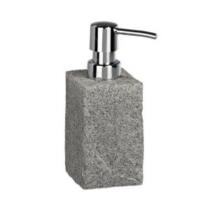 Dispensador de jabón granit gris piedra