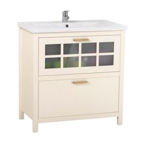 Mueble de baño con lavabo nizza blanco 80x45 cm