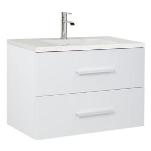 Mueble de baño con lavabo madrid blanco 80x45 cm
