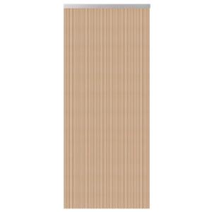 Cortina de puerta pvc ferrara marrón-marfil 90 x 210 cm