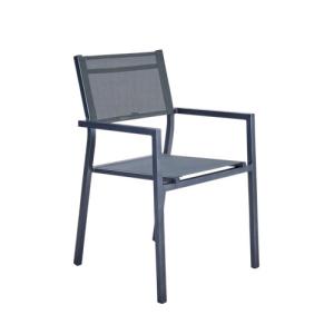 Silla / sillón de exterior de aluminio