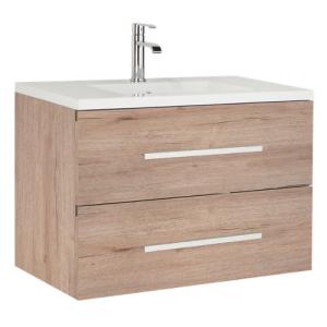 Mueble de baño con lavabo madrid roble 60x45 cm