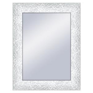 Espejo enmarcado rectangular bob blanco 70 x 90 cm