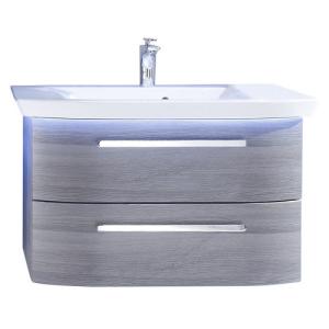 Mueble de baño con lavabo contea gris 80x50 cm