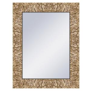 Espejo enmarcado rectangular bruno oro dorado 69 x 89 cm