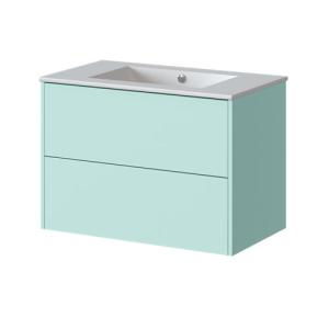 Mueble de baño con lavabo dreams azul 70x45 cm