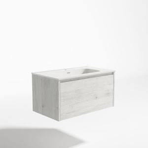 Mueble de baño moon chapa roble 80 x 45 cm